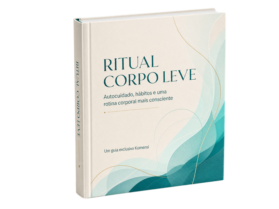 E-book digital Ritual Corpo Leve, guia exclusivo Komensi