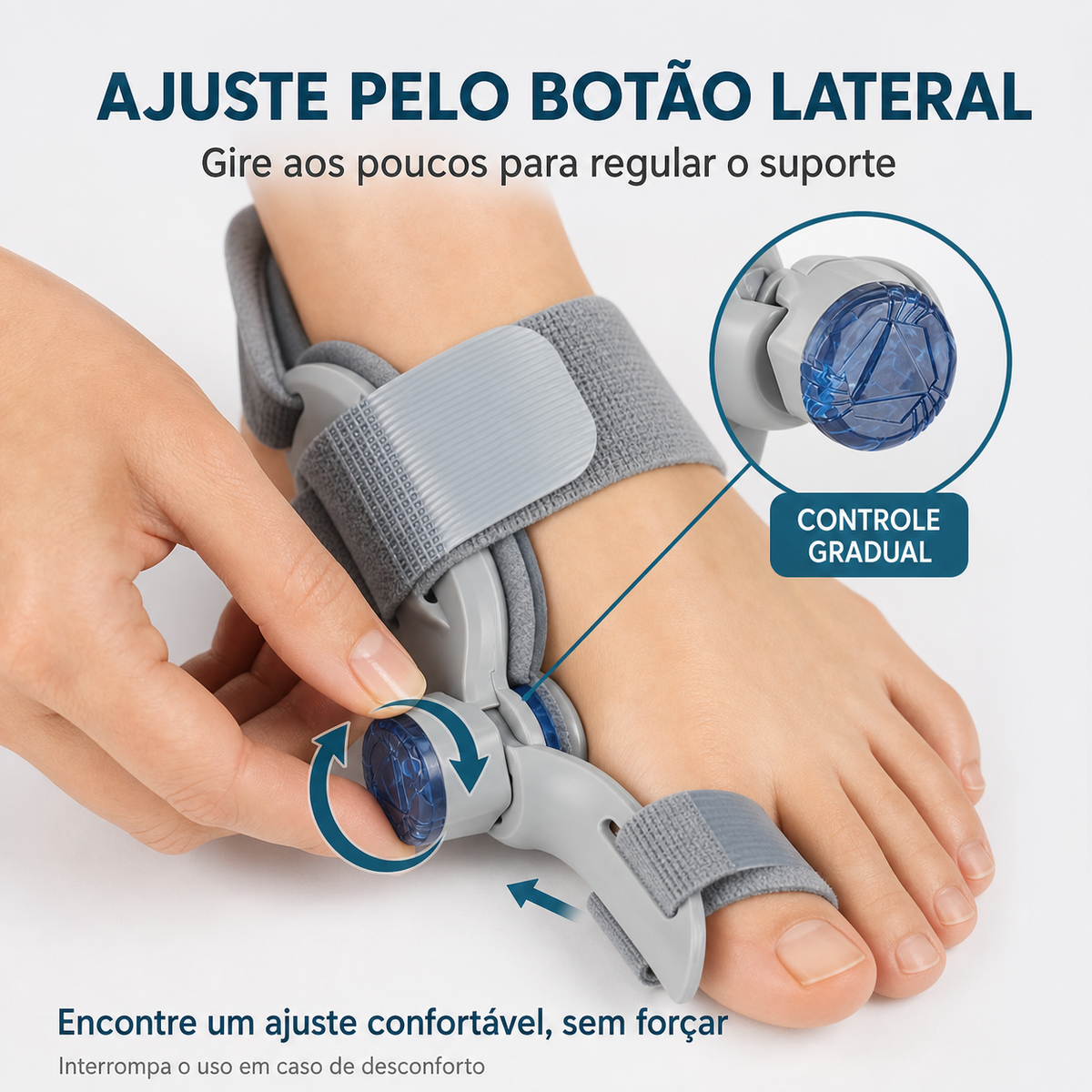 Ajuste gradual do StepForm pelo botão lateral azul